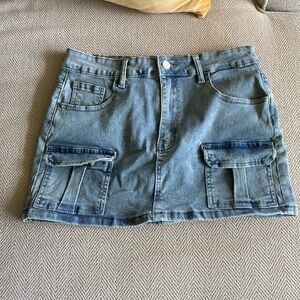 SHEIN Denim Mini skirt
